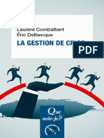 La Gestion de Crise by Laurent Combalbert Éric Delbecque (Combalbert, Laurent Delbecque, Éric)