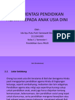 Implementasi Pendidikan Agama Kepada Anak Usia Dini