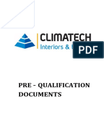 Pre Qualification Documents