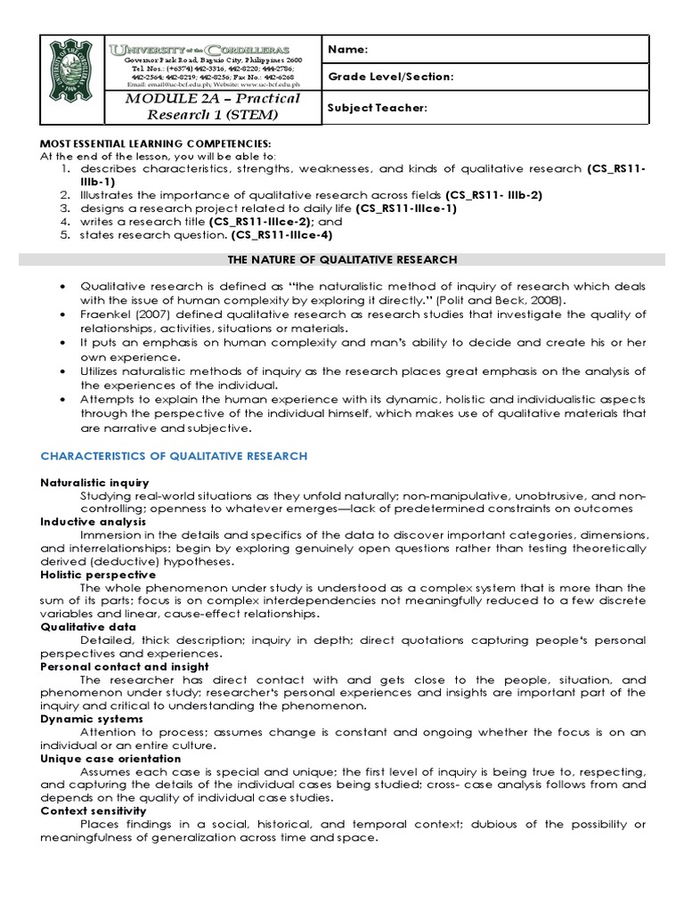 Understanding Qualitative Research | PDF | Qualitative Research | Inquiry