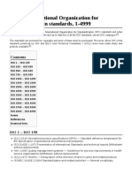 List of International Organization For Standardization Standards, 1-4999