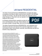 1 Data Sheet Femtocell Multi-Band RESIDENTIAL