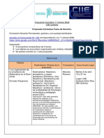 Propuesta Formativa 1º cohorte  2022- Quilmes