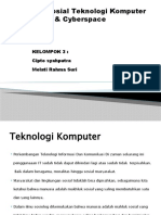 3 - Dampak Sosial Teknologi Komputer & Cyberspace