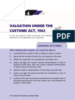 Valuation Under The Customs Act, 1962