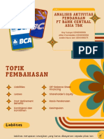 Analisis Aktivitas Pendanaan BCA - ALK D