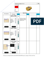 3 Plans Associés Sécants 2 À 2: XXX Courante XX Possible X Exceptionnelle