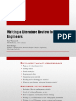 Engineering LiteratureReview Spring16