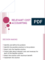 Relevant Costs For Decison Making