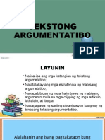 Tekstong Argumentatibo