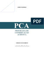 Programa de Conservação Auditiva - PCA