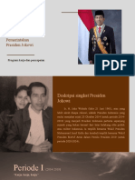 Periode Pemerintahan Presiden Jokowi