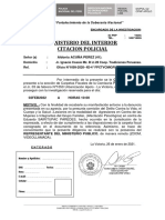 Citacion Policial de Aldonia Acuña Perez para El 02feb2022 2022 A Las 10 Horas