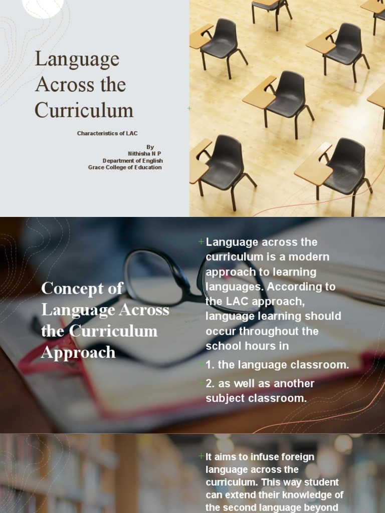 Language Across The Curriculum: Characteristics of LAC by Nithisha N P ...