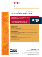 Sergio Solano, Tabaco y Trabajo Femenino. La Real Fábrica de Cigarros de Cartagena, 1778-1805