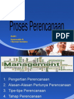 Proses Perencanaan