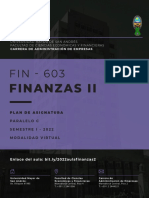 Finanzas Ii: Universidad Mayor de San Andrés Facultad de Ciencias Económicas Y Financieras