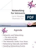 Networking For Introverts by Lorrin Maughan