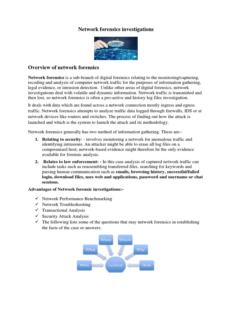 Network Forensics | PDF