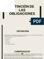 TEMA SIETE EXTINCIÓN DE LAS OBLIGACIONES