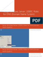 Setup Windows Server 2008R2 Roles For DNS (Domain Name System)