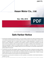 Yulon Nissan Motor Co., LTD.: Nov. 19th, 2019