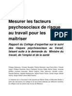 Facteurs Psychosociaux Travail