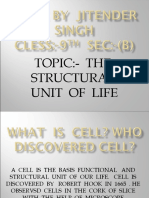 The Structural and Functional Unit of Life