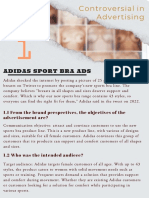 Adidas Sport Bra Ads: 1.1 From The Brand Perspectives, The Objectives of The Advertisement Are?