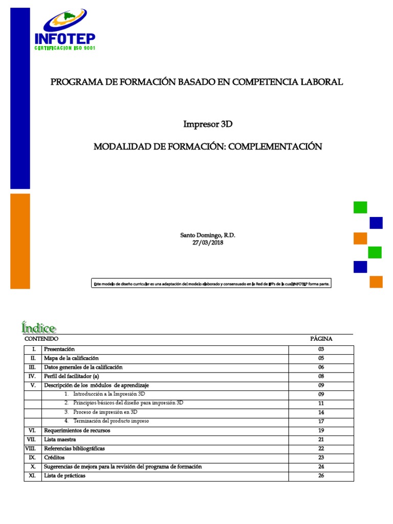 Curso de Impresión 3D para Jóvenes y Adultos | PDF | Impresión 3d ...