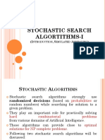 Stochastic Search Algorithms-I