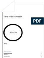 L'Oréal's sales and distribution network in Ranchi