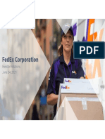 Fedex Corporation: Investor Relations June 24, 2021