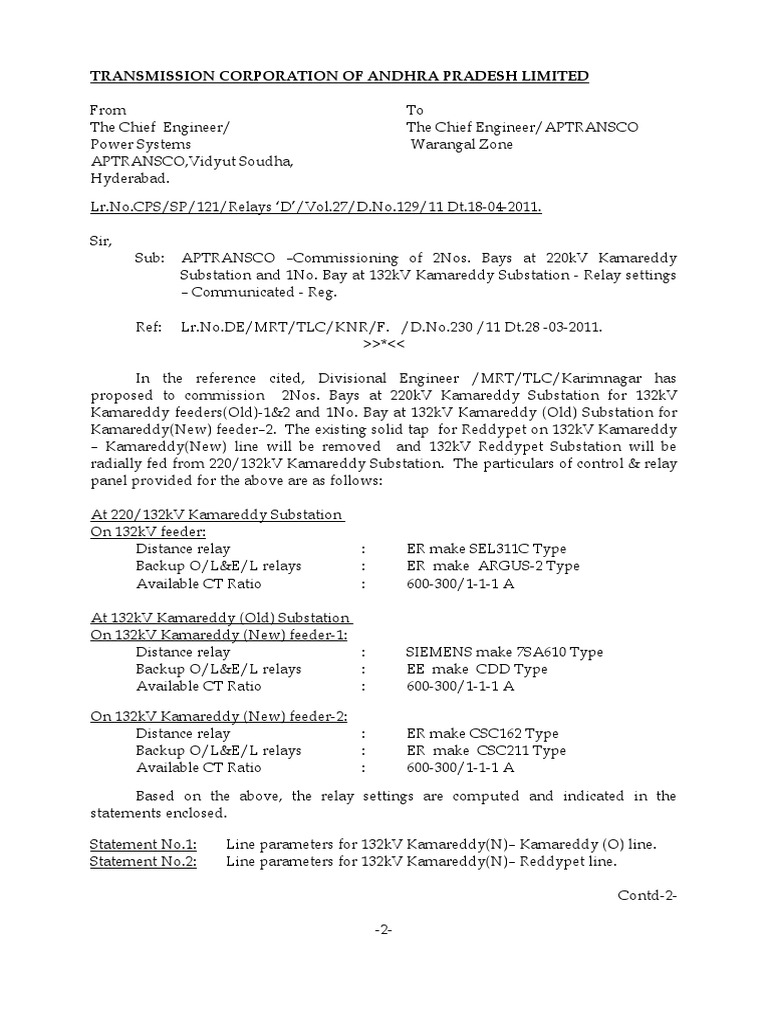 Kamareddy15.4.11 Electrical Substation Power (Physics)