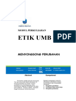 Modul Etik 6 - Menyongsong Perubahan