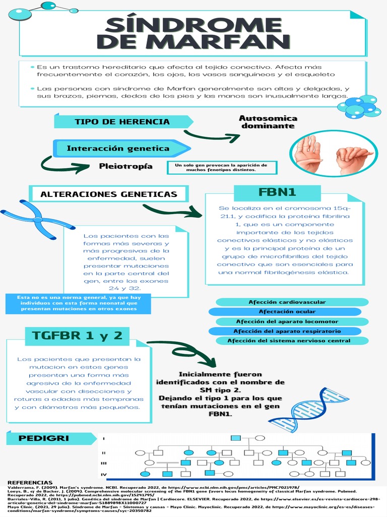 Sindrome de Marfan | PDF | Medicina CLINICA | Enfermedades y trastornos