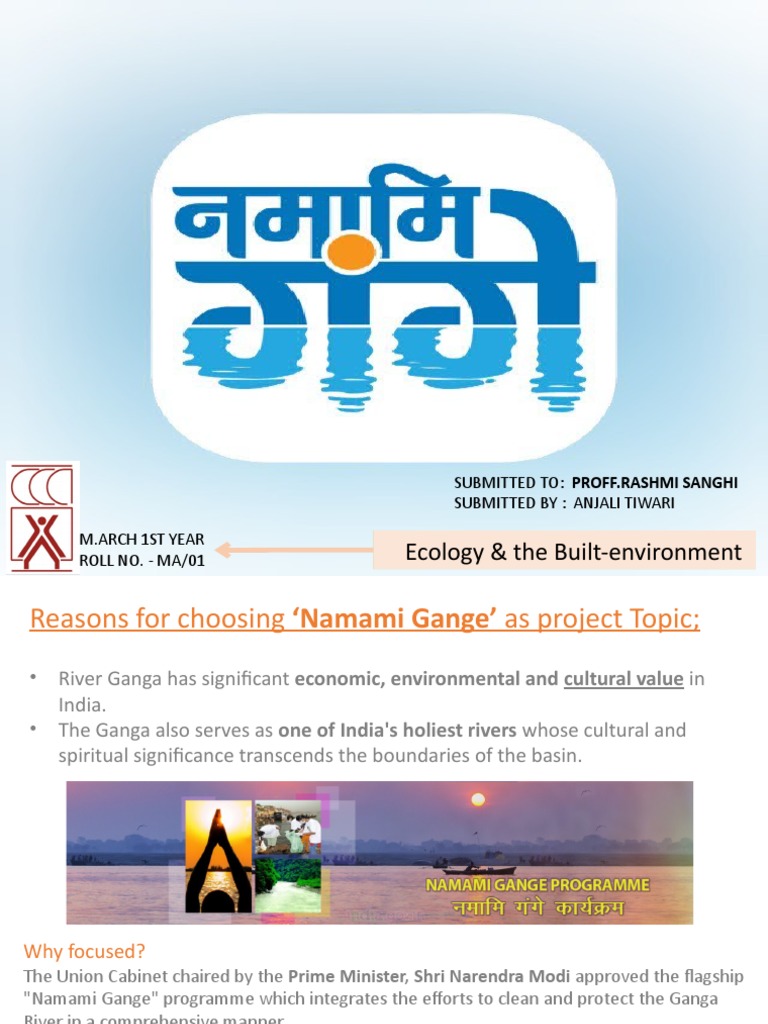 Namami Gange Project Overview | PDF | Science & Mathematics