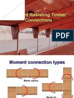 Moment Resisting Timber Connections