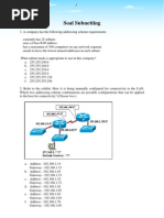 Sub Netting Soal