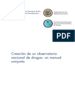 Creación del observatorio nacional de drogas