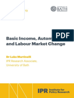 Basic - Income Automation Labour Market Change