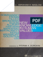 New Knowledge in Human Values