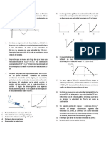 Cinemática - Gráficos de posición, velocidad y aceleración