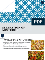 Separation of Mixtures