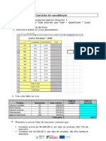 Exercício 8 - Consolidação Excel