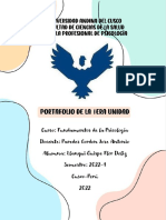 Universidad Andina Del Cusco Portafolio Fundamentos de Psicologia