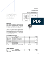 Ultra Low On-Resistance Dual P-Channel MOSFET Surface Mount Available in Tape & Reel Low Gate Charge