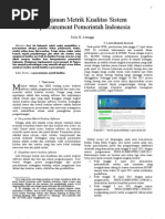 Download Peninjauan Metrik Kualitas Sistem e-procurement Pemerintah Indonesia by Rolly Maulana Awangga SN56588854 doc pdf