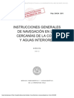 INSTRUCCIONES GENERALES de Navegacion en Cercanias de Costa