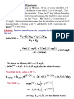 BOD Example Problem (2011)